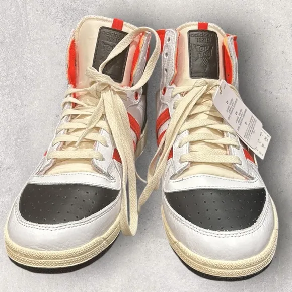 Size 12 - adidas Top Ten RB White Vivid Red