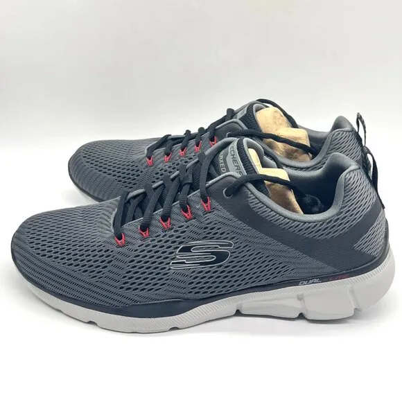 Skechers Mens Size 11.5 Equalizer 3.0 Grey Black Sneakers Shoes