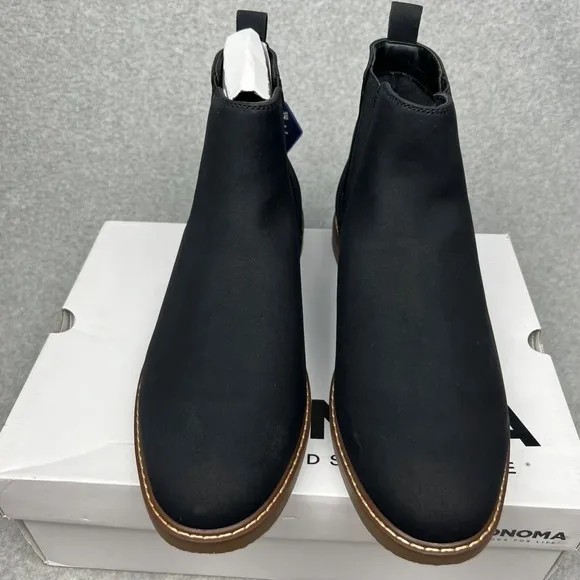 Sonoma Chukka Mens Pull On Ankle Boots 12 Simple Classic Minimalist Casual