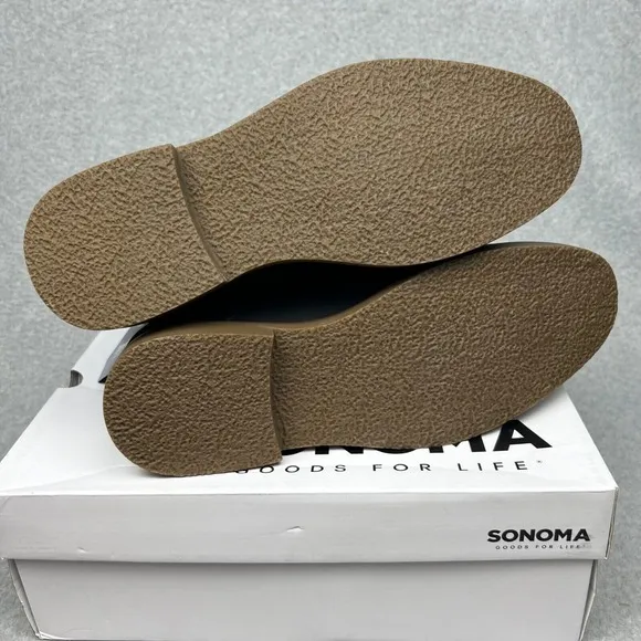 Sonoma Chukka Mens Pull On Ankle Boots 12 Simple Classic Minimalist Casual