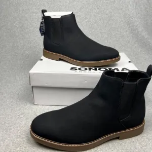 Sonoma Chukka Mens Pull On Ankle Boots 12 Simple Classic Minimalist Casual
