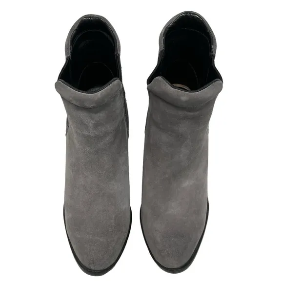 Sorel After Hours Gray Suede Wedge Heel Casual Ankle Boots Women’s 6.5