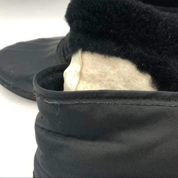 Sorel Black Kaufman Canada boots Size 10