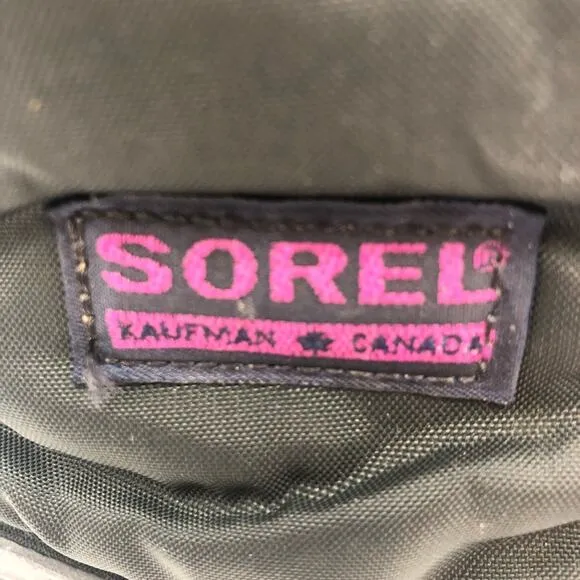 Sorel Black Kaufman Canada boots Size 10