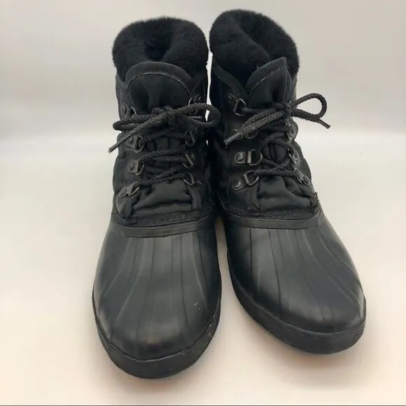 Sorel Black Kaufman Canada boots Size 10