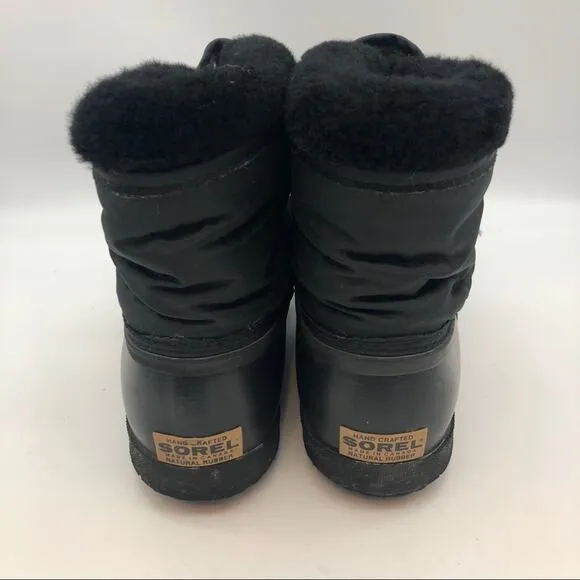 Sorel Black Kaufman Canada boots Size 10