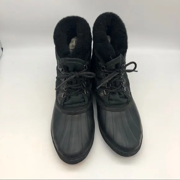 Sorel Black Kaufman Canada boots Size 10