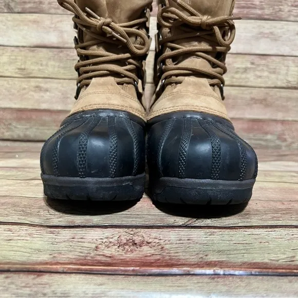 Sorel Brown Leather Caribou Winter Boots