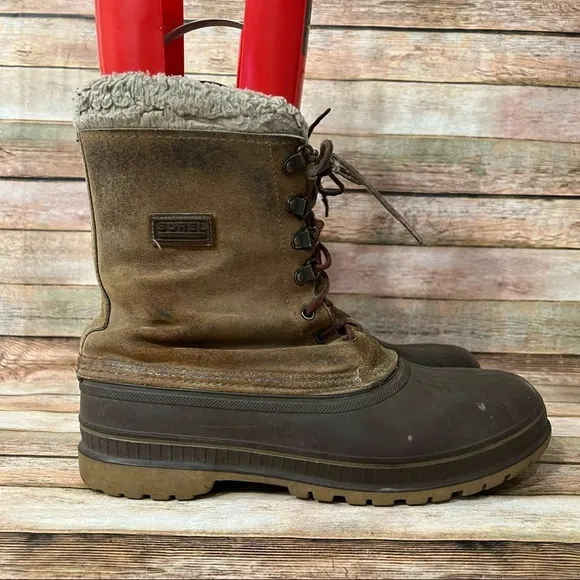 Sorel Brown Steel Shank Winter Boots