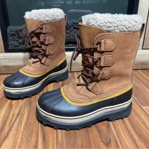 Sorel Caribou Waterproof Snow Boots Lace Up Winter Boots