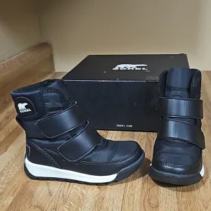 Sorel 🆕️ Children's Whitney Black Winter Boots 9
