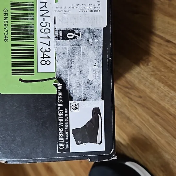 Sorel 🆕️ Children's Whitney Black Winter Boots 9