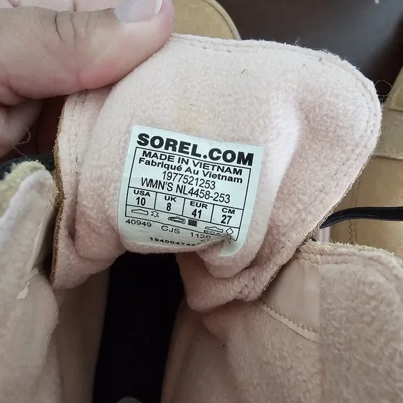 Sorel Explorer II Joan Waterproof Winter Boots, Beige/Pink, Women's 10 M