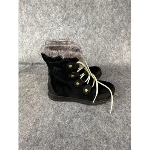 Sorel Explorer Joan‎ All Black Winter Boots Womens 7