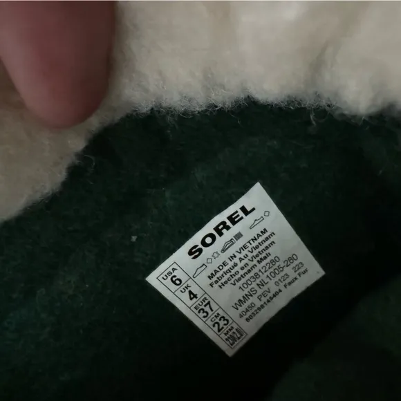 Sorel Fleece Lined Caribou Winter Boots in Buff