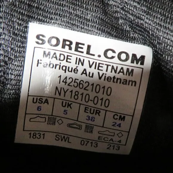 Sorel Flurry TP NY1810-010 Sz 6 Winter‎ Boots