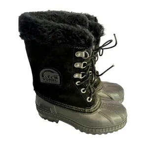 Sorel Girls Children's Black‎ Winter Boots SIze 2