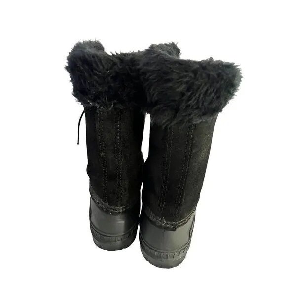 Sorel Girls Children's Black‎ Winter Boots SIze 2