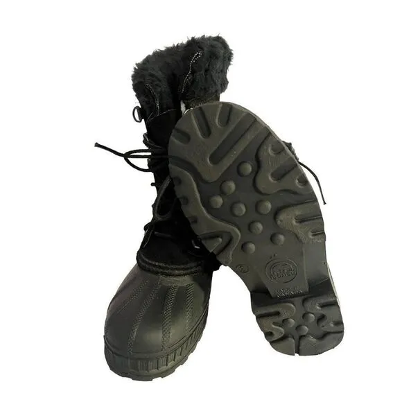 Sorel Girls Children's Black‎ Winter Boots SIze 2
