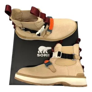 Sorel High Line EQ Tan Suede Waterproof Hiking Outdoor Boots Women’s 8.5