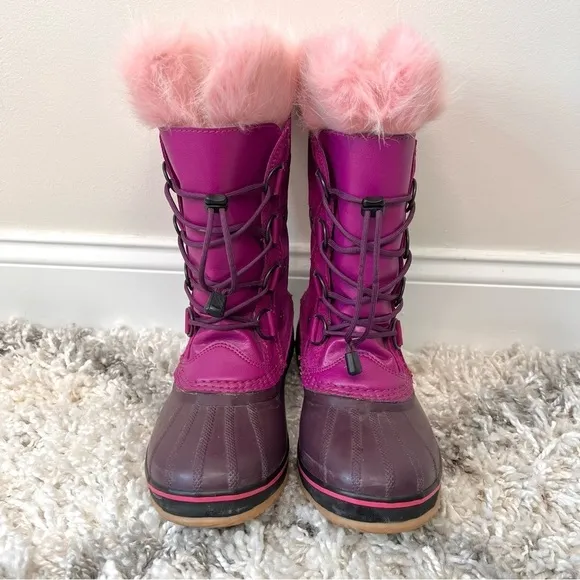Sorel Joan of Arctic Youth Pink Winter Boots