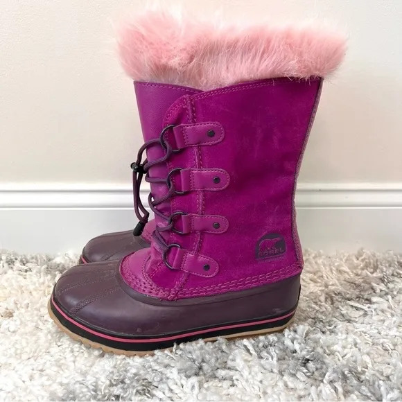 Sorel Joan of Arctic Youth Pink Winter Boots
