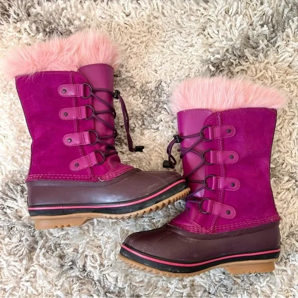 Sorel Joan of Arctic Youth Pink Winter Boots
