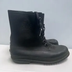 SOREL KAUFMAN Men's Size 12 Black Winter Insulated Rubber Boots