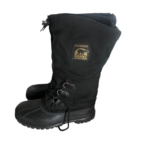 SOREL Kaufman men’s winter boots Snowbear wool lined Sz 10