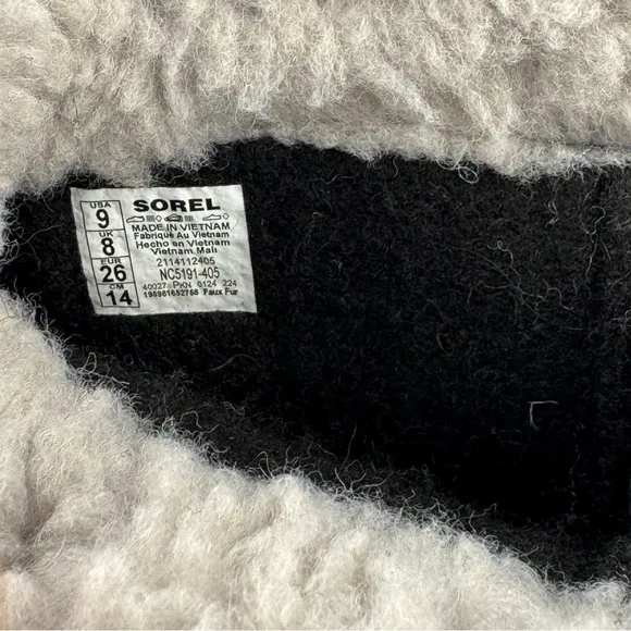 Sorel Kids' Blue/Black Yoot Pac Nylon Winter Snow Boots Waterproof Size 9 EUR 26