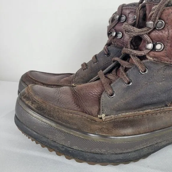 Sorel Kingston Chukka Boot Mens 11.5 Brown Waterproof Leather Casual Work Hiking