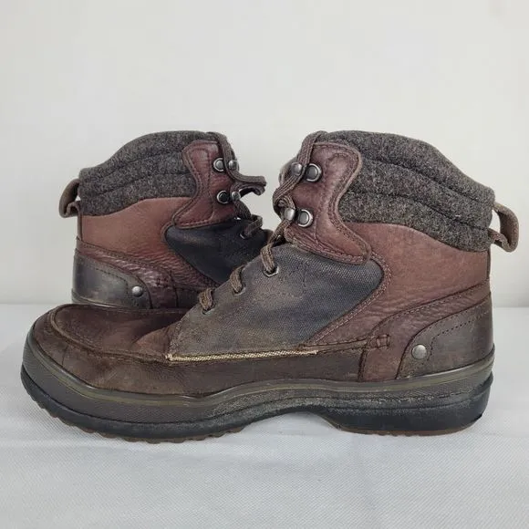 Sorel Kingston Chukka Boot Mens 11.5 Brown Waterproof Leather Casual Work Hiking