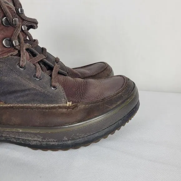 Sorel Kingston Chukka Boot Mens 11.5 Brown Waterproof Leather Casual Work Hiking