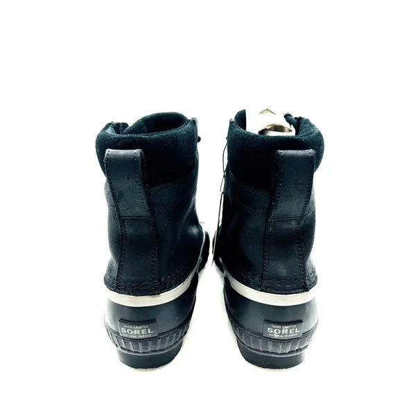Sorel Men Cheyanne II Waterproof Winter Boots- Black, US 7 / EUR 40