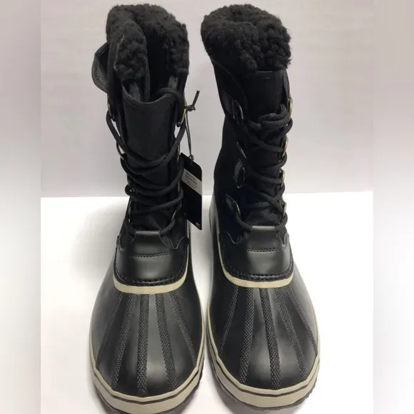 Sorel Men’s 1964 PAC Nylon, Black Waterproof Winter Boots, Size 13M