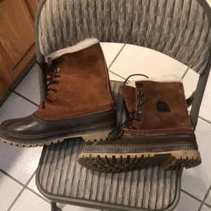 Sorel Men's Brown Winter Boots used conditions 10 size