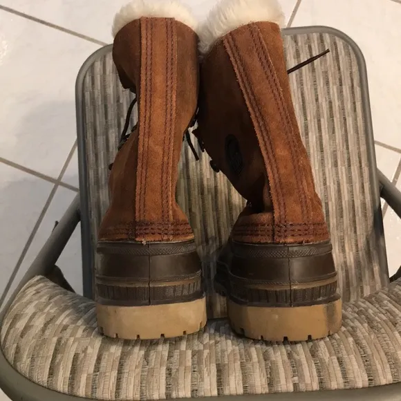 Sorel Men's Brown Winter Boots used conditions 10 size