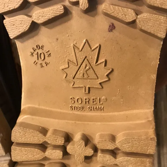 Sorel Men's Brown Winter Boots used conditions 10 size