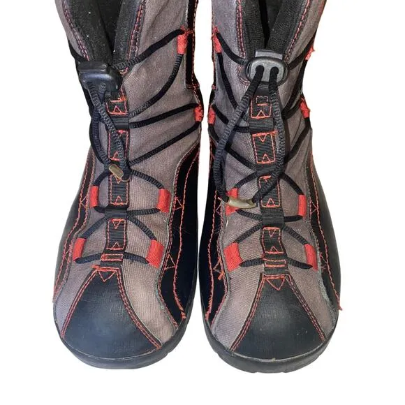 Sorel Mens Sneaky Pete Winter Boots Black Leather Lace Up Waterproof 7