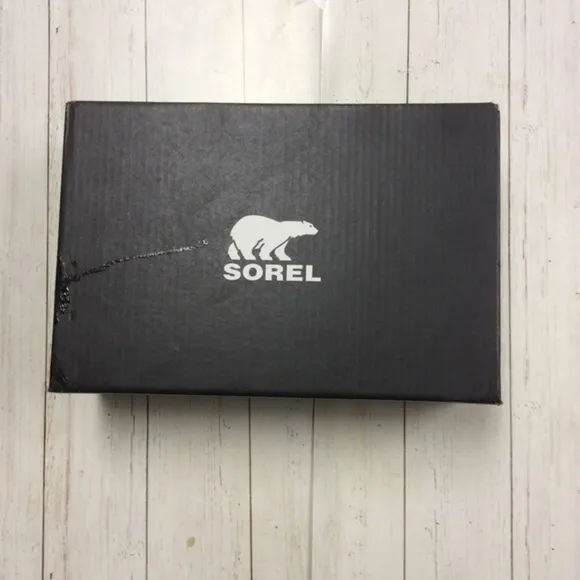 SOREL Men’s White Casual Low Top Leather Caribou Sneaker,