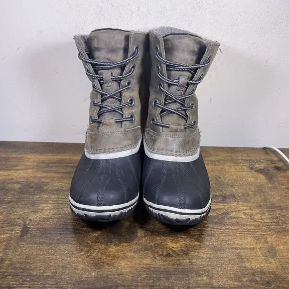 Sorel Slimpack‎ II Waterproof Lace-up Winter Boots Women'Size 7.5