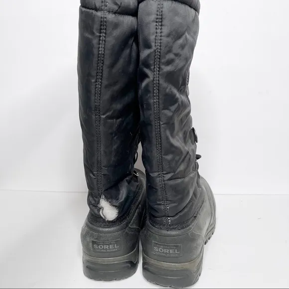 Sorel Snowlion Winter Snow Boots Size 7 Men’s Black