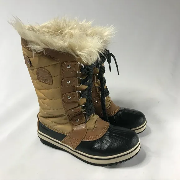 Sorel Tofino II Youth Winter Lace Up Boots Size Youth 3