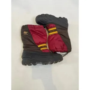 Sorel Warm Winter Boots EUC Sz 3 Boys Youth Waterproof