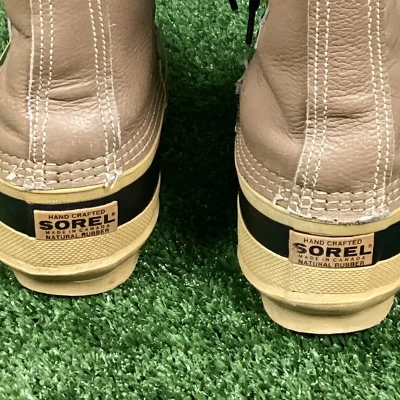 Sorel waterproof winter boots Tan Black 8