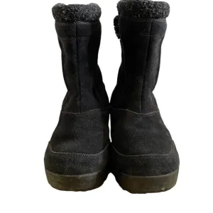 Sorel ~Winter Boots ~Womens Waterfall NL1964-010 ~Black Suede~ Mid Calf Size 8.5