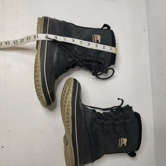 Sorel Women Black Winter Boots Size 7