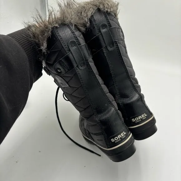 Sorel Women's 6 Black Tofino II Waterproof Winter Boots