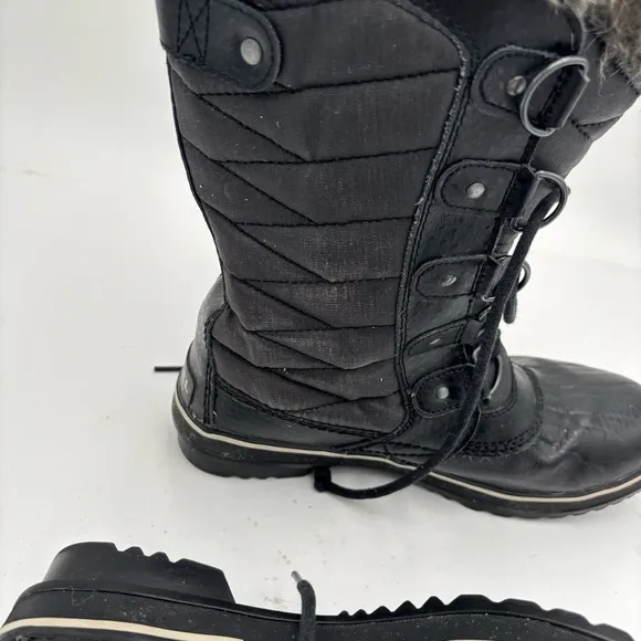Sorel Women's 6 Black Tofino II Waterproof Winter Boots