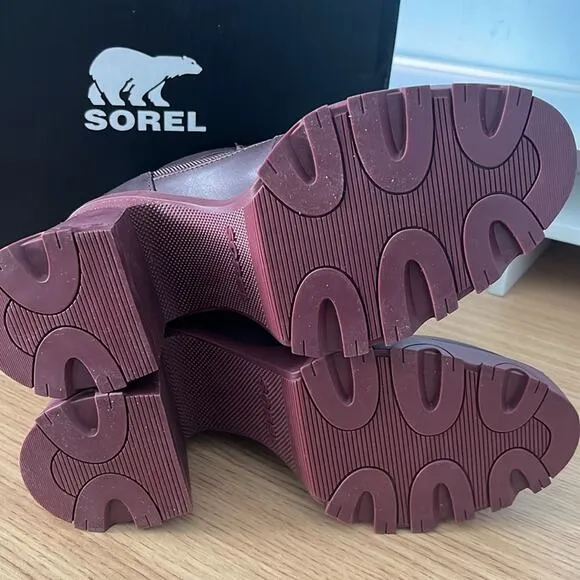 Sorel Womens Brex Heel Lace Bootie Size 7